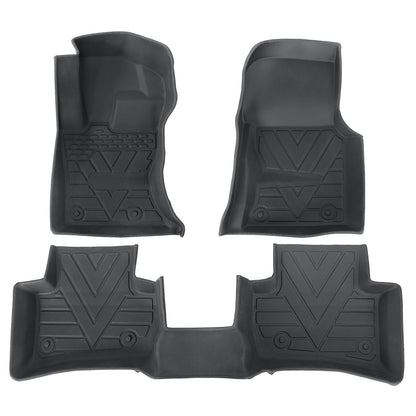 3D TPE Floor Mats Liners Fits 2018-2025 Land Rover Range Rover Velar All-Weather