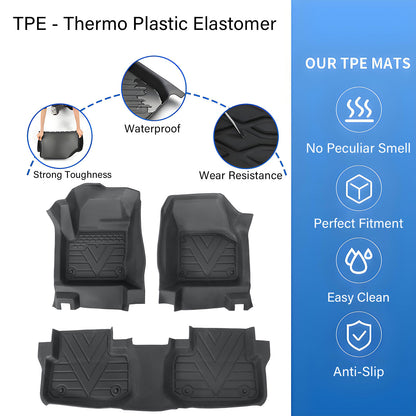 Floor Mats For 2016-2019 Land Rover Discovery Sport 4-Door Floor Liners Set TPE