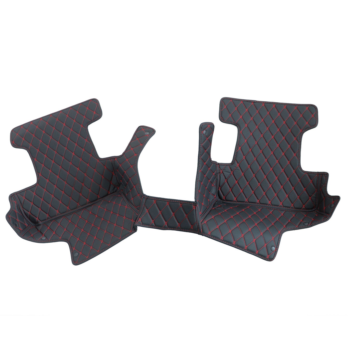 For 2011-2014 Ford Mustang Microfiber Leather Floor Mats Liners Front & Rear