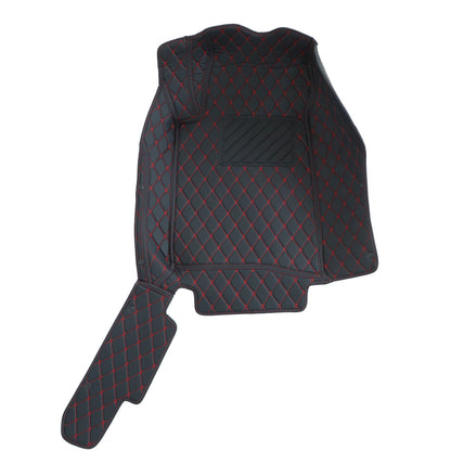 For 2011-2014 Ford Mustang Microfiber Leather Floor Mats Liners Front & Rear