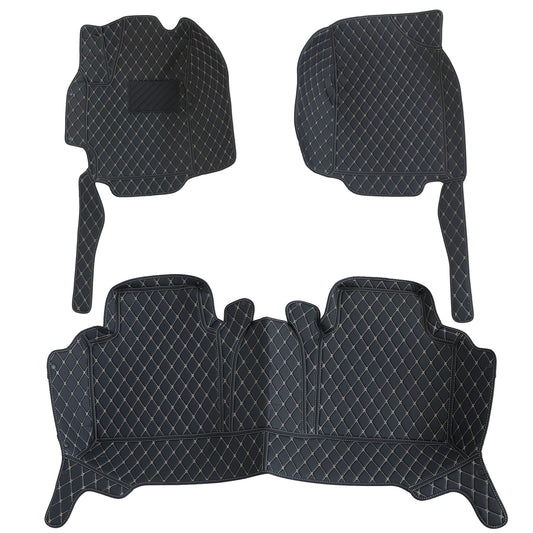 For 2007-2011 Toyota Camry Microfiber Leather Floor Mats Liners Front & Rear