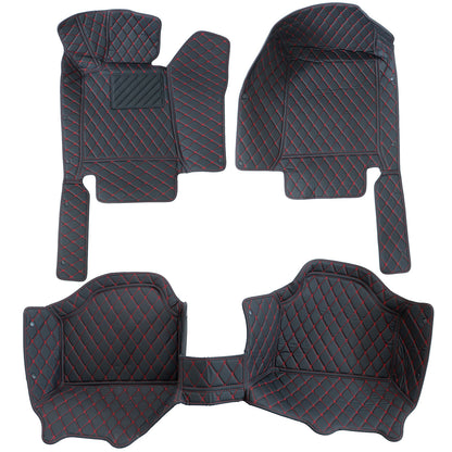 For 2008-2011 BMW E90 3-Series Microfiber Leather Floor Mats Liners Front & Rear