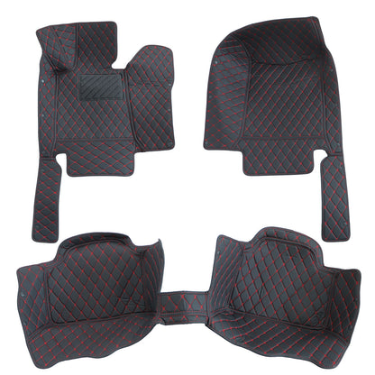 For 2012-2017 BMW F30 Microfiber Leather Floor Mats Liners Front & Rear Black