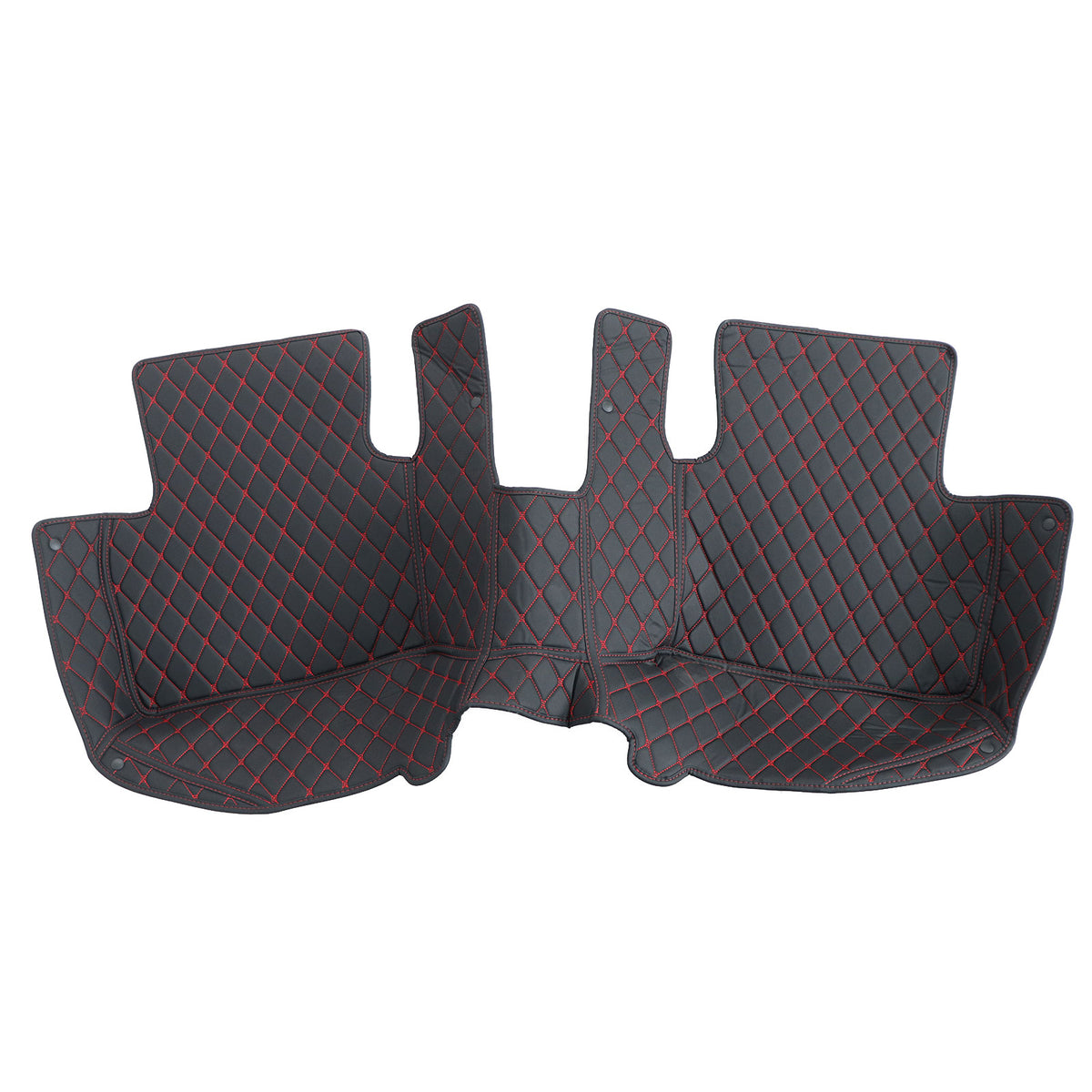 For 2008-2012 Honda Accord Microfiber Leather Floor Mats Liners Front & Rear