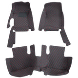For 2008-2012 Honda Accord Microfiber Leather Floor Mats Liners Front & Rear