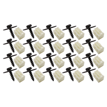 40-Pack for BMW Front Fender Liner C-Clip+Hex Bolt 07147311312 07149213164 USA
