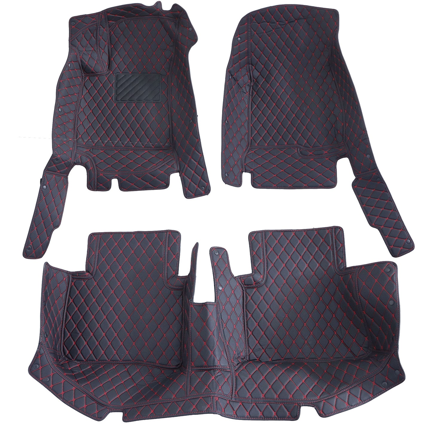 For 2018-2022 Honda Accord Microfiber Leather Floor Mats Liners Front & Rear