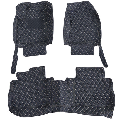For 2021-2024 Nissan Qashqai Microfiber Leather Floor Mats Liners Front & Rear