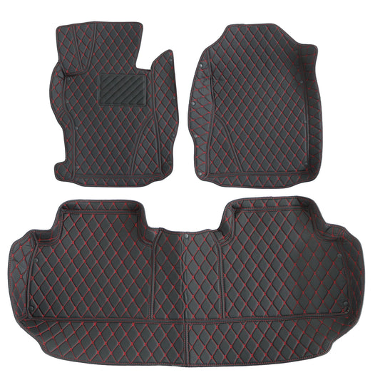 For 2006-2011 Honda Civic Microfiber Leather Floor Mats Liners Front & Rear