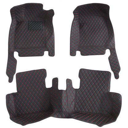 For 2016-2021 Honda Civic Microfiber Leather Floor Mats Liners Front & Rear