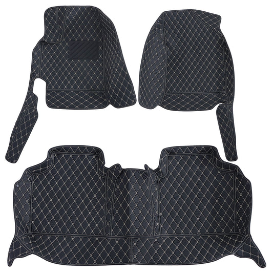 For 2012-2017 Toyota Camry Microfiber Leather Floor Mats Liners Front & Rear