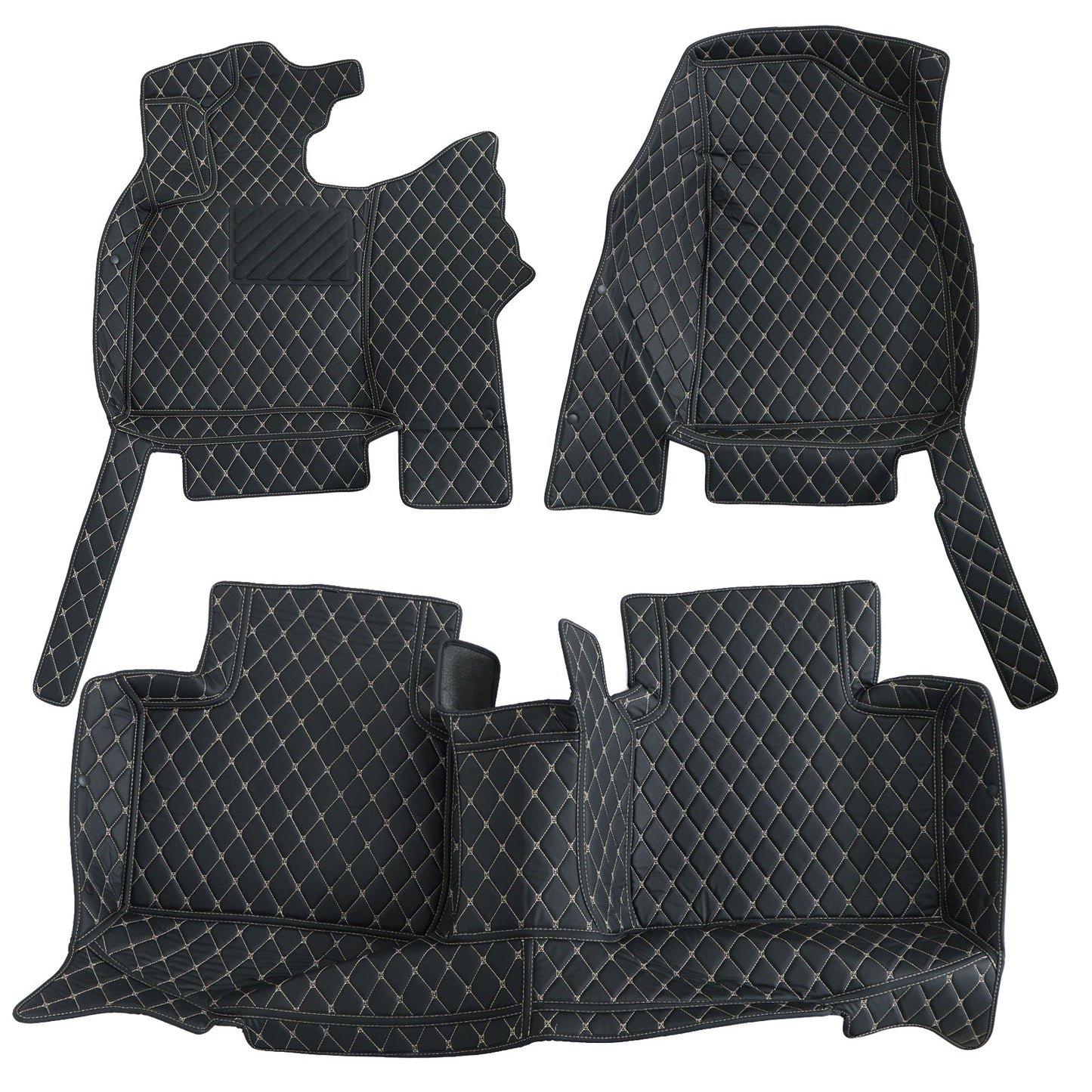 For 2025 Toyota Camry Microfiber Leather Floor Mats Liners Full Front & Rear