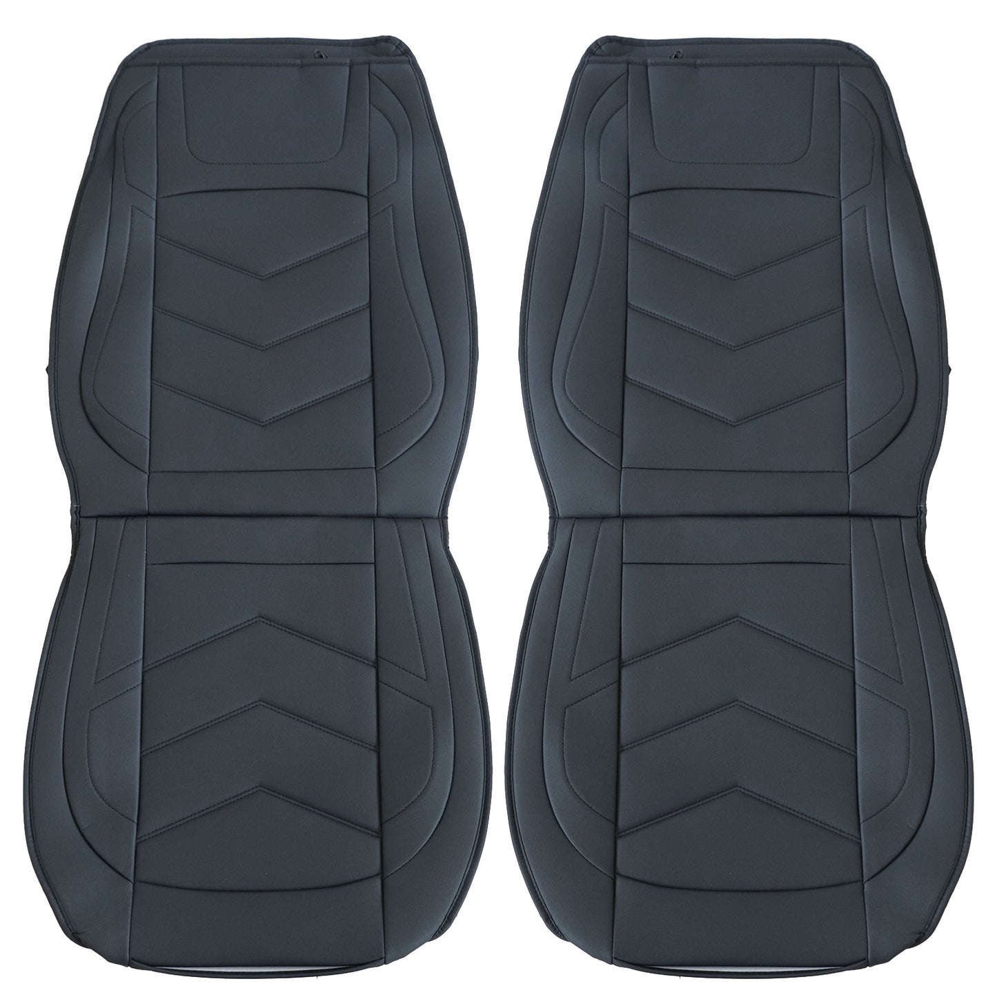 Fits Honda Quilted Leather Car Seat Covers 5-Seats Front Rear Full Set Protector