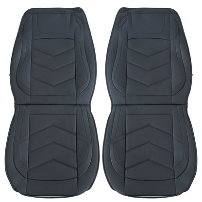 Fits Honda Quilted Leather Car Seat Covers 5-Seats Front Rear Full Set Protector