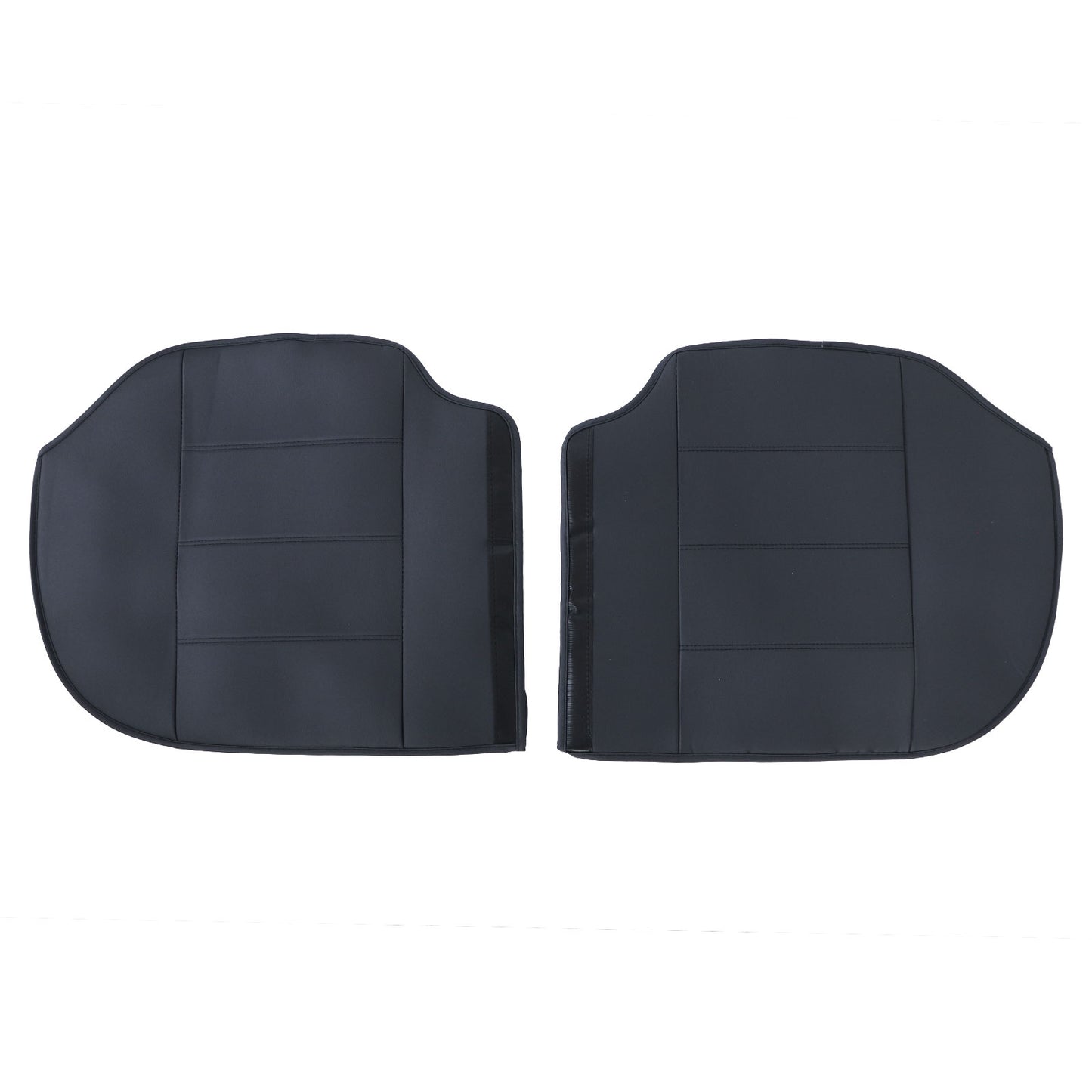 PU Leather Full Surround Car Seat Protector 5-Seats For Toyota Black & Red USA