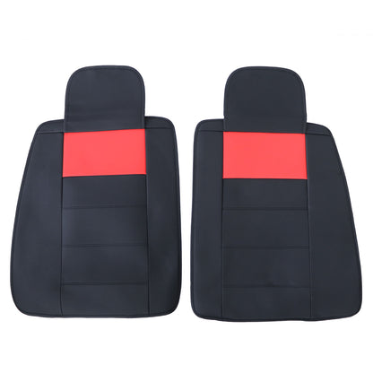 PU Leather Full Surround Car Seat Protector 5-Seats For Toyota Black & Red USA
