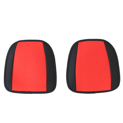 PU Leather Full Surround Car Seat Protector 5-Seats For Toyota Black & Red USA