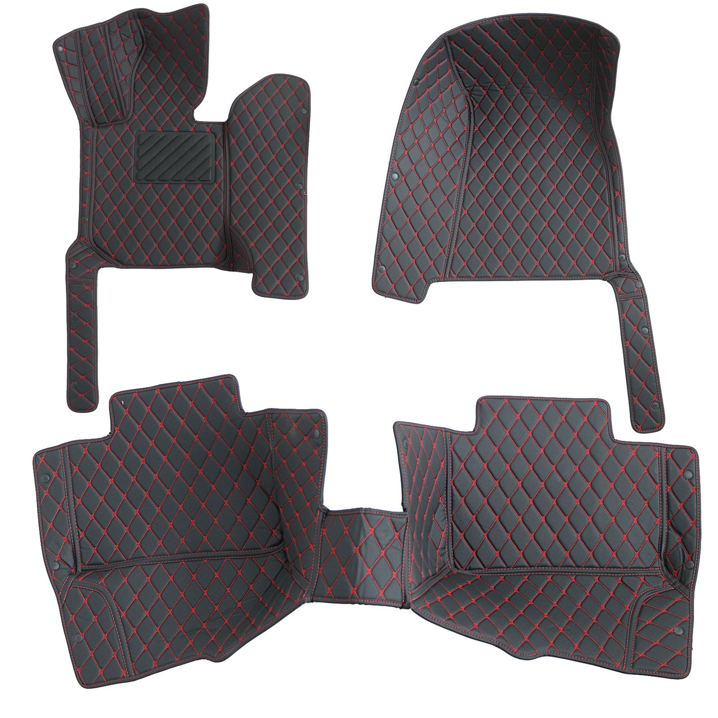 For 2019 BMW G20 Microfiber Leather Floor Mats Liners Front & Rear