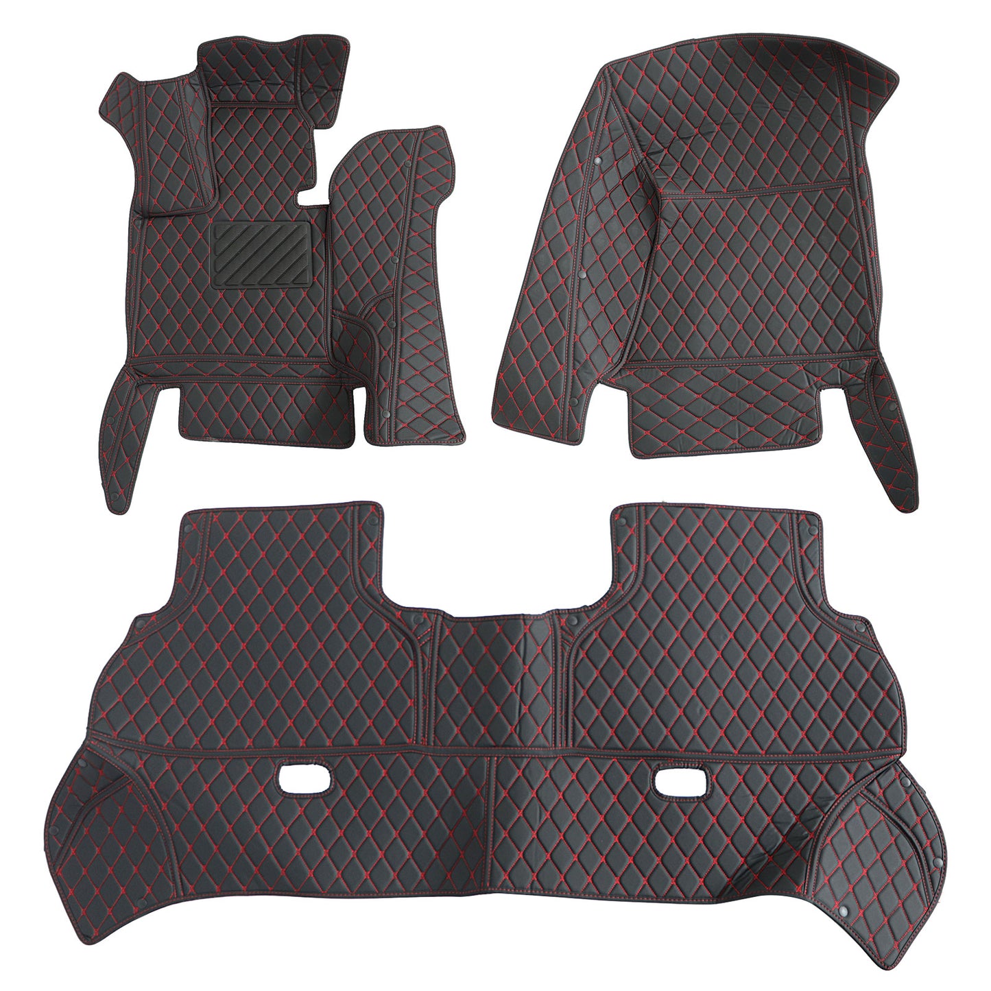 New For 2006-2013 BMW X5 E70 Microfiber Leather Floor Mats Liners Front & Rear