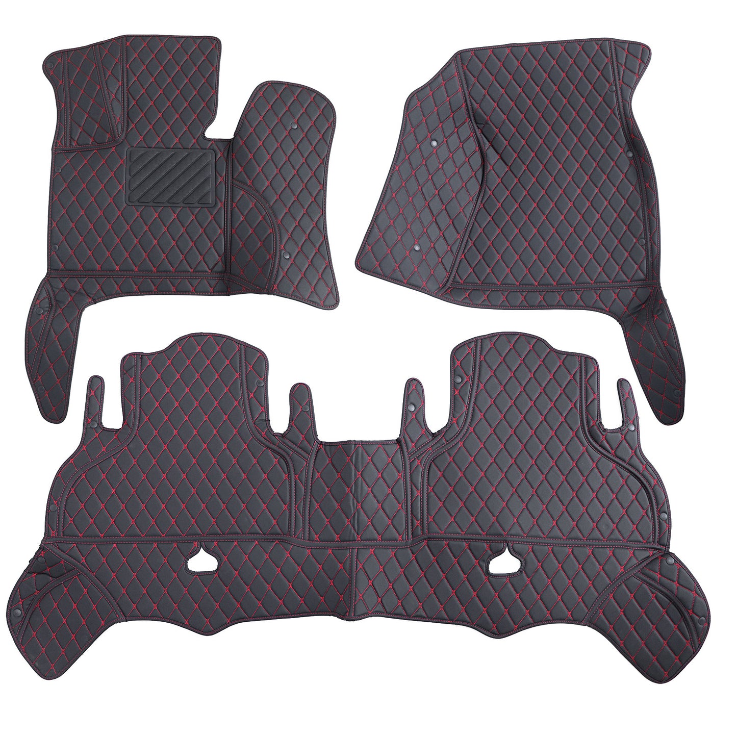 New For 2013-2018 BMW X5 F15 Microfiber Leather Floor Mats Liners Front & Rear