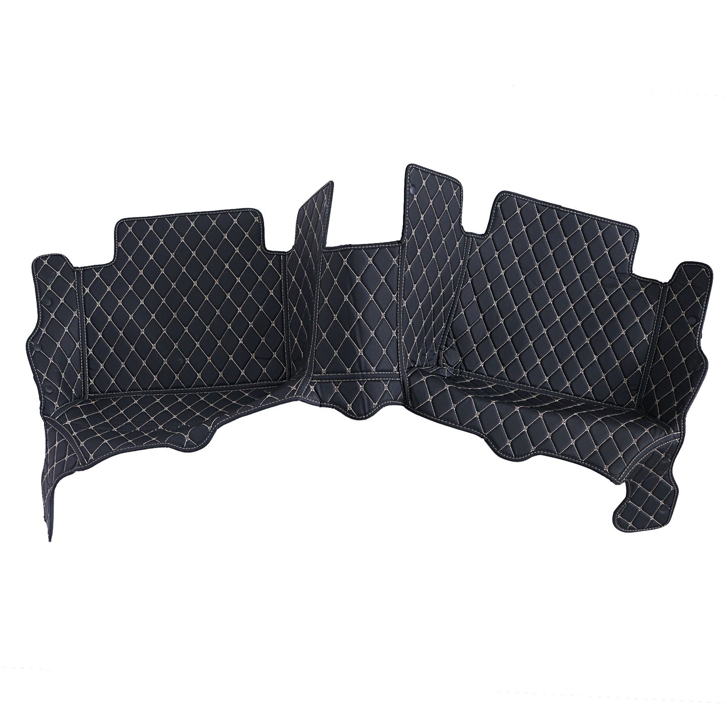 For 2006-2008 Benz W211 E-Class Microfiber Leather Floor Mats Liners Front&Rear