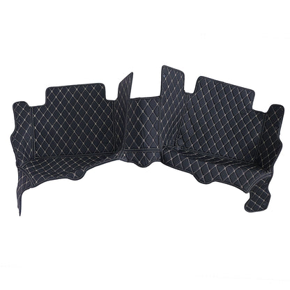 For 2006-2008 Benz W211 E-Class Microfiber Leather Floor Mats Liners Front&Rear