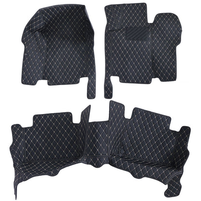 For 2006-2008 Benz W211 E-Class Microfiber Leather Floor Mats Liners Front&Rear