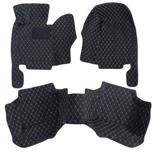 For 2010-2016 Benz W212 E-Class Microfiber Leather Floor Mats Liners Front&Rear