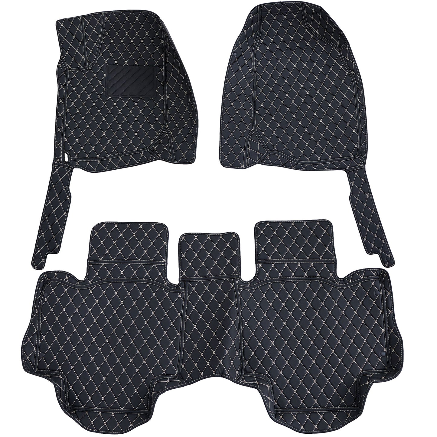 New For 2006-2008 Toyota RAV4 Microfiber Leather Floor Mats Liners Front & Rear