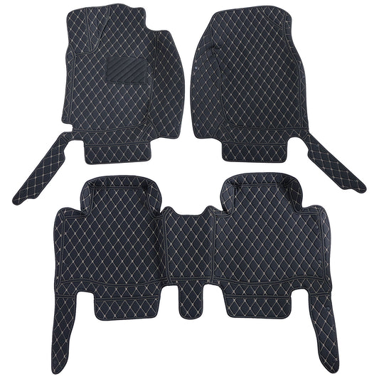 For 2013-2019 Toyota RAV4 Microfiber Leather Floor Mats Liners Full Front & Rear