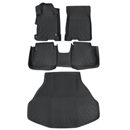 Floor Mats & Trunk Cargo Liner For 2013-2017 Honda Accord Sedan Models Only TPE