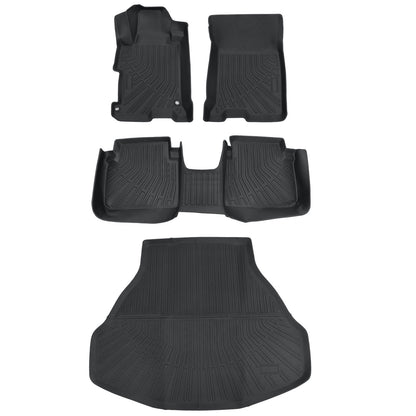 Floor Mats & Trunk Cargo Liner For 2013-2017 Honda Accord Sedan Models Only TPE