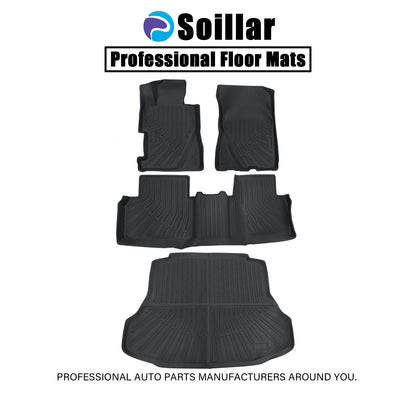 Floor Mats & Trunk Cargo Liner For 2006-2011 Honda Civic Sedan TPE  All Weather