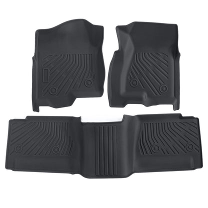 Front-Rear Floor Mats Liner For 1999-06 Chevy Silverado GMC Sierra Extended Cab