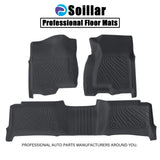 Front-Rear Floor Mats Liner For 1999-2007 Chevy Silverado GMC Sierra Crew Cab 3x