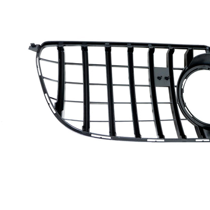 Silver+Black GT Front Hood Grille W/Camera For Benz X166 GLS450 GLS550 2017-19