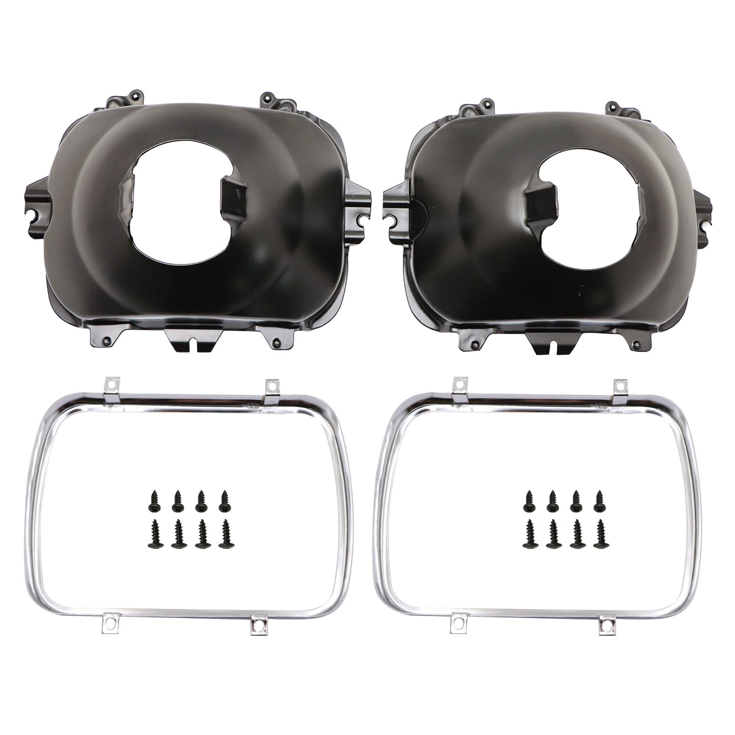 2Pcs Fits For Chevy GMC Headlight Support Bracket Mounting Kit LH & RH Sides 5x7