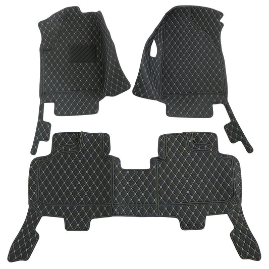 For 2010-2016 Cadillac SRX Microfiber Leather Floor Mats Liners Front & Rear