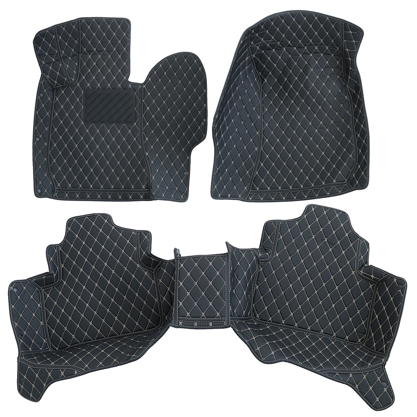 For 2008-2014 Mercedes Benz C250 C300 C350 Floor Mats Liners Front & Rear