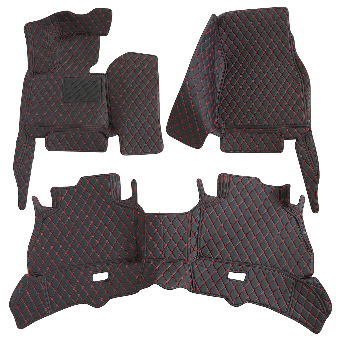 New For 2019-2025 BMW X5 G05 Microfiber Leather Floor Mats Liners Front & Rear