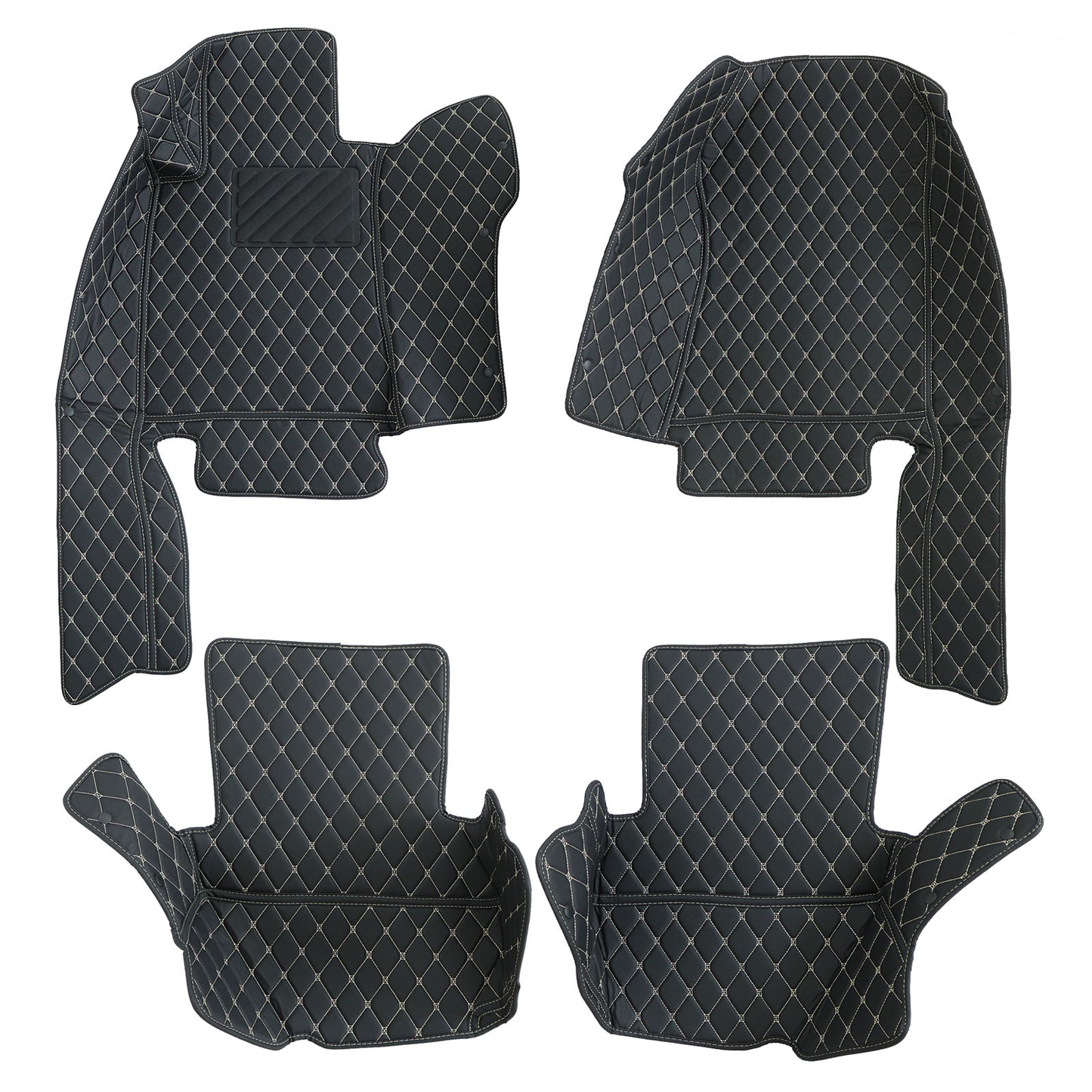 For?2022-2025?Subaru?BRZ?Microfiber?Leather?Floor?Mats?Liners?Front?&?Rear
