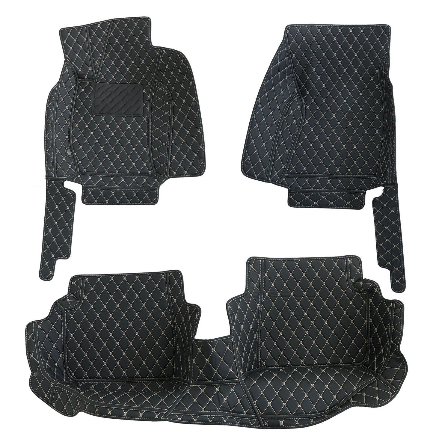For 2008-2013 Subaru Forester Microfiber Leather Floor Mats Liners Front & Rear