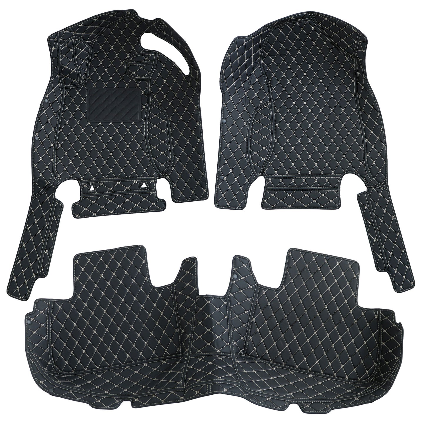 For 2019-2024 Subaru Forester Microfiber Leather Floor Mats Liners Front & Rear