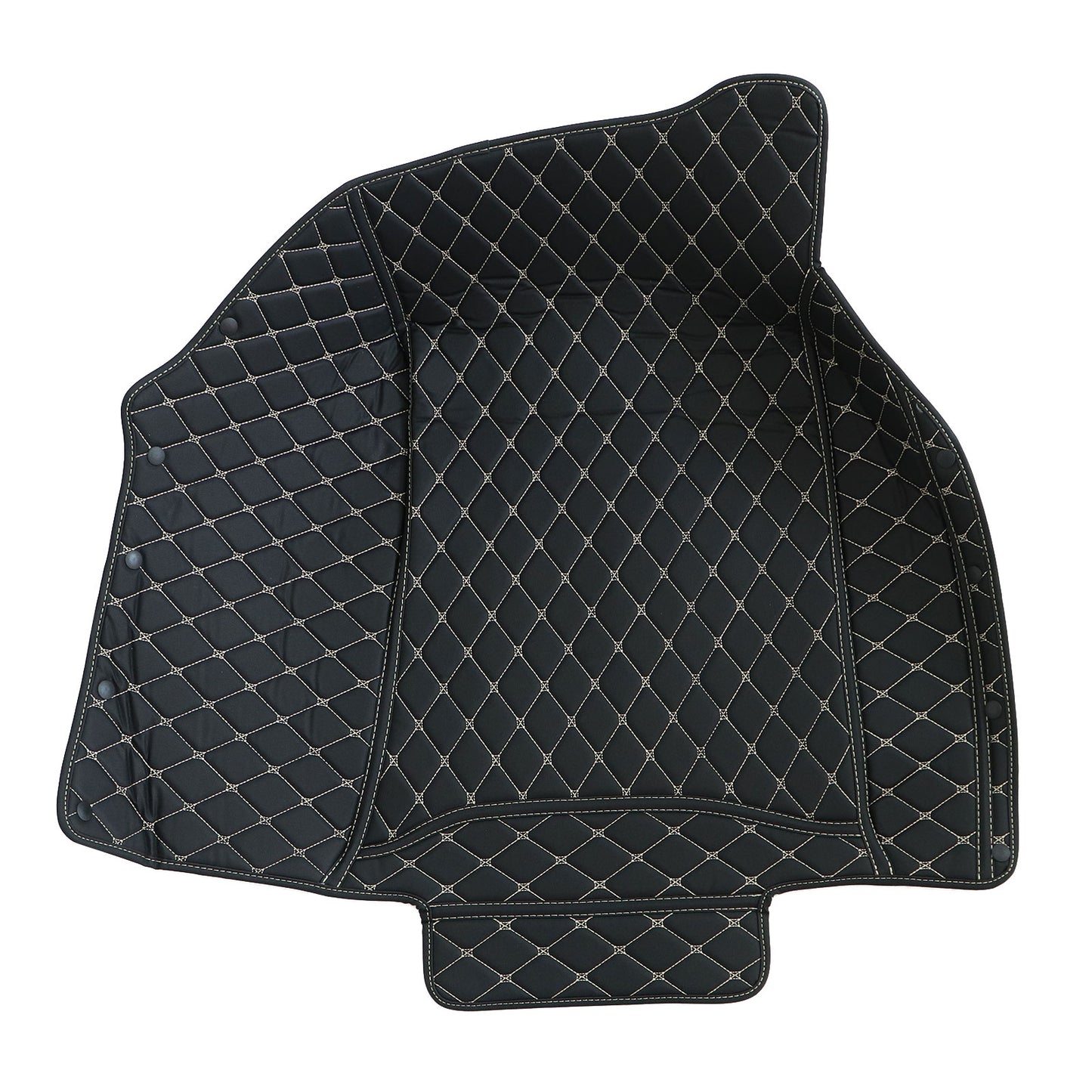 Front & Rear Microfiber Leather Floor Mats Liner Surround For 2009-2014 Acura TL
