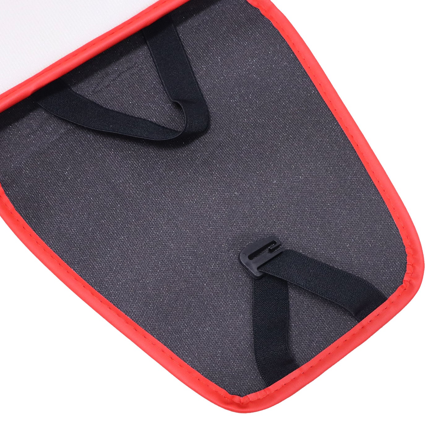 PU Leather 5 Seat Covers Red Full Set Front & Rear Cushion Fits Honda Deluxe Car