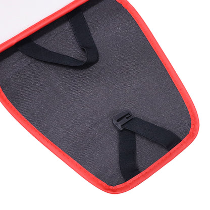 PU Leather 5 Seat Covers Red Full Set Front & Rear Cushion Fits Honda Deluxe Car