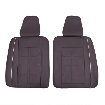 PU Leather Full Surround Set Car 5-Seat Cover Protector For Toyota Coffee