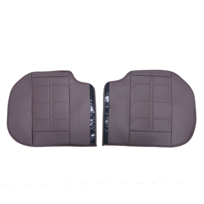 PU Leather Full Surround Set Car 5-Seat Cover Protector For Toyota Coffee