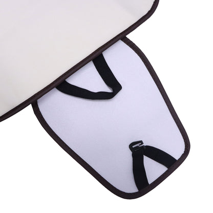 PU Leather Full Surround Set Car 5-Seat Cover Protector For Toyota Coffee