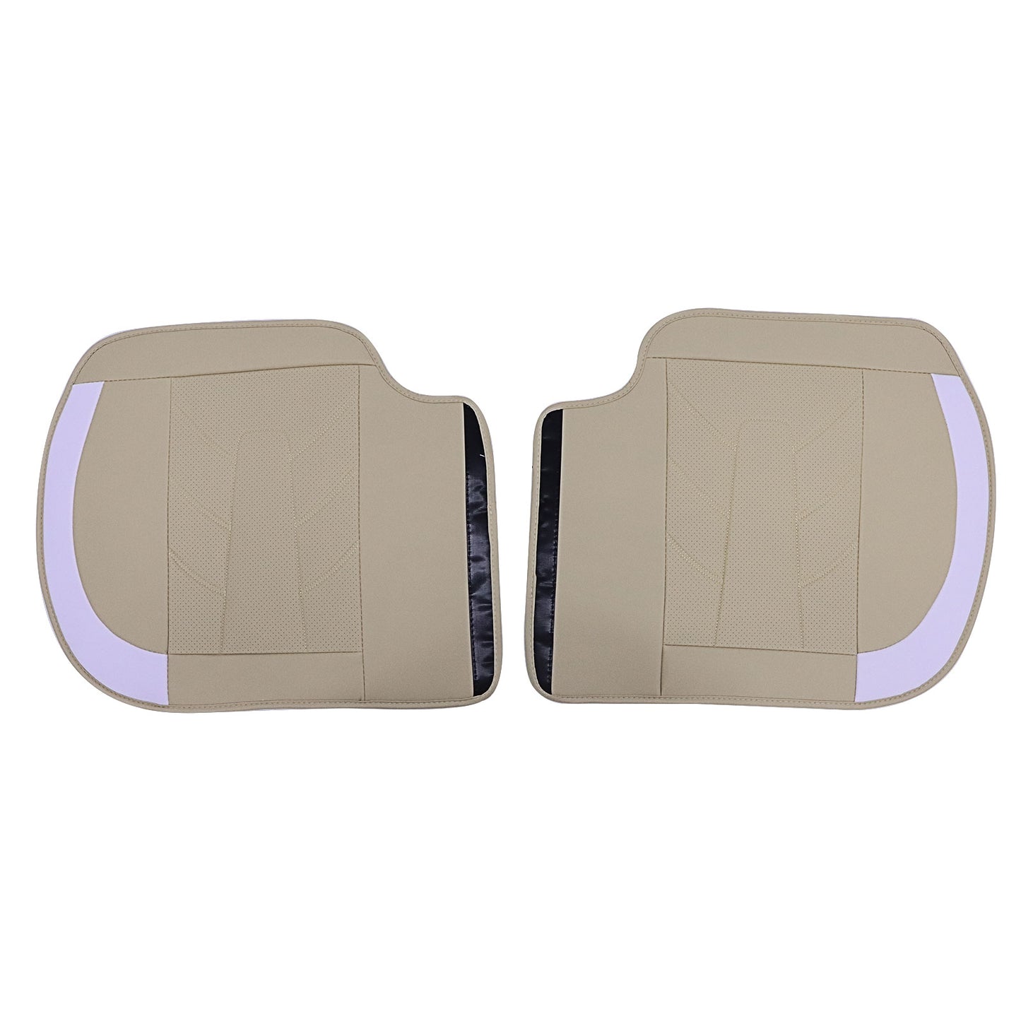 Car Seat Covers Fits 2009-2021 Dodge Ram 1500 5-Seats PU Leather Seat Protector